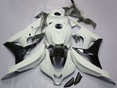 Großhandel Honda CBR600RR Motorrad Verkleidung 2007-2008 - Weiss Glanzendes Schwarz