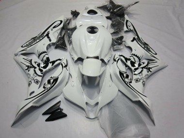 Großhandel Honda CBR600RR Motorrad Verkleidung 2007-2008 - Weiss Schwarz