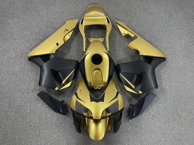 Großhandel Honda CBR600RR Motorrad Verkleidung 2003-2004 - Gold Matt Schwarz