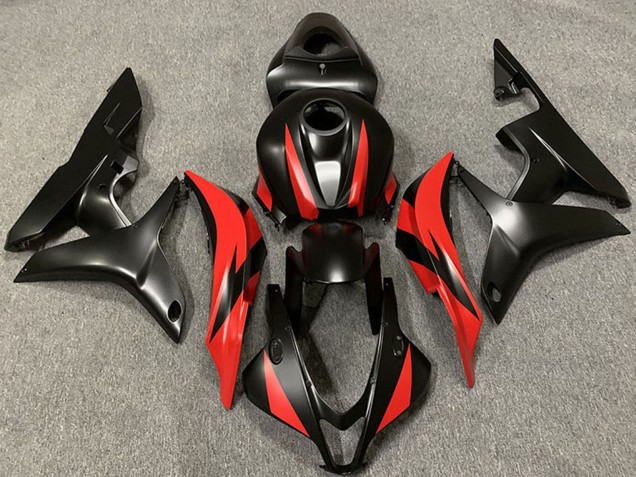 Großhandel Honda CBR600RR Motorrad Verkleidung 2007-2008 - Rot Matt Schwarz