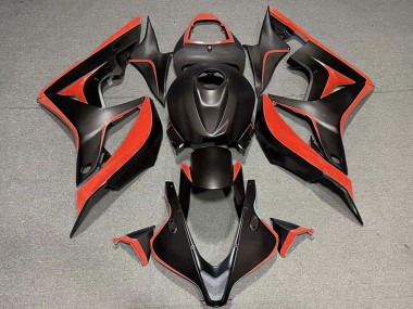 Großhandel Honda CBR600RR Motorrad Verkleidung 2007-2008 - Rot Matt Schwarz