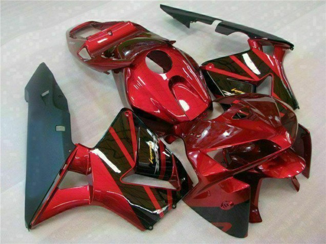Großhandel Honda CBR600RR Motorrad Verkleidung 2005-2006 - Rot Schwarz
