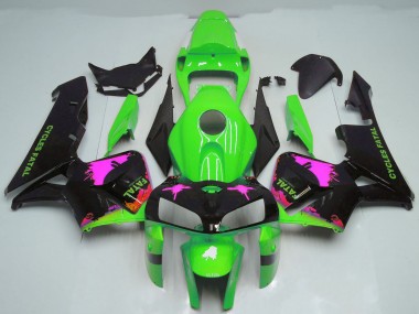 Großhandel Honda CBR600RR Motorrad Verkleidung 2005-2006 - Rosa Spritzer on Grun