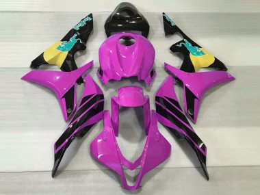 Großhandel Honda CBR600RR Motorrad Verkleidung 2007-2008 - Rosa Gelb Glanzendes Schwarz Blau Stier