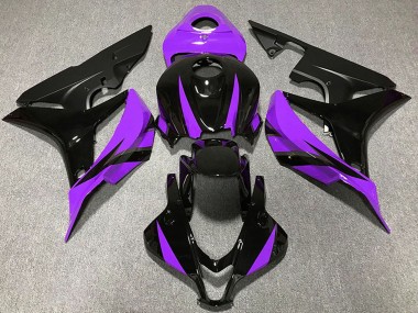 Großhandel Honda CBR600RR Motorrad Verkleidung 2007-2008 - Lila Glanzendes Schwarz Matt Schwarz