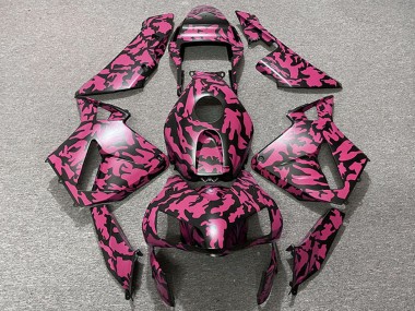 Großhandel Honda CBR600RR Motorrad Verkleidung 2003-2004 - Rot Schwarz Camouflage