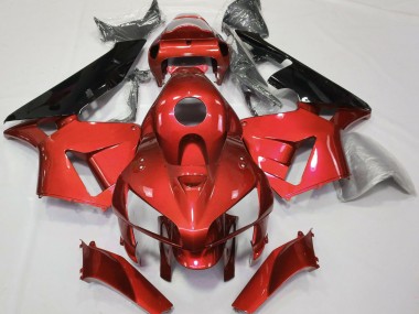 Großhandel Honda CBR600RR Motorrad Verkleidung 2005-2006 - Rot Schwarz CBR Stil