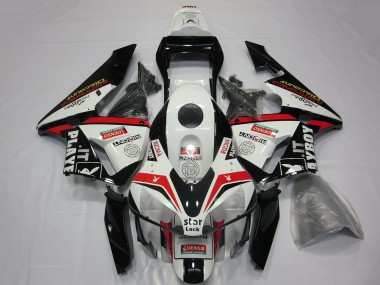 Großhandel Honda CBR600RR Motorrad Verkleidung 2003-2004 - Weiss Rot Glanzendes Schwarz Playboy