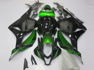 Großhandel Honda CBR600RR Motorrad Verkleidung 2009-2012 - Grun Glanzendes Schwarz Matt Schwarz