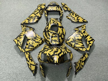 Großhandel Honda CBR600RR Motorrad Verkleidung 2003-2004 - Gelb Schwarz Camouflage