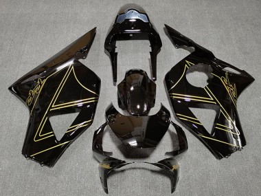 Großhandel Honda CBR954RR Motorrad Verkleidung 2002-2003 - Glanzendes Schwarz Gold