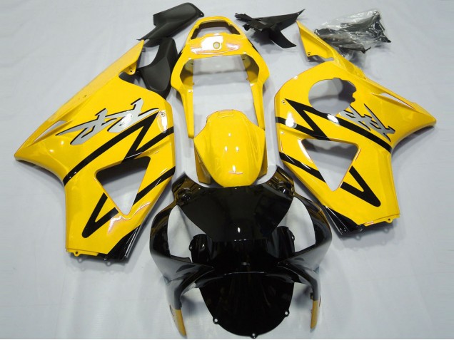 Großhandel Honda CBR954RR Motorrad Verkleidung 2002-2003 - Gelb Glanzendes Schwarz CBR Stil