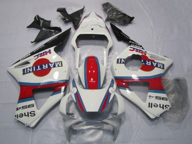 Großhandel Honda CBR954RR Motorrad Verkleidung 2002-2003 - Weiss Rot Schwarz Martini
