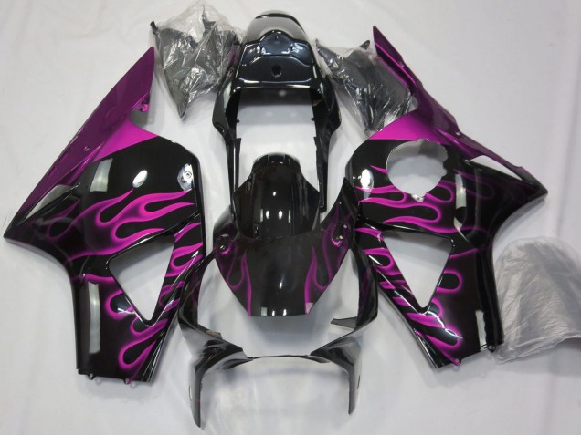 Großhandel Honda CBR954RR Motorrad Verkleidung 2002-2003 - Rosa Flamme