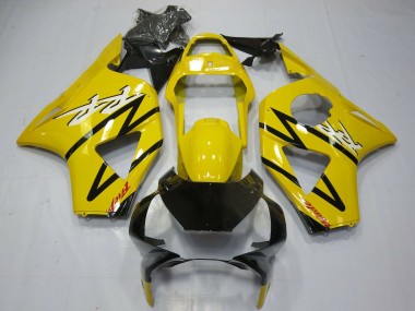 Großhandel Honda CBR954RR Motorrad Verkleidung 2002-2003 - Gelb Glanzendes Schwarz