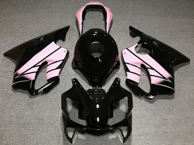 Großhandel Honda CBR600 F4i Motorrad Verkleidung 2004-2007 - Rosa Glanzendes Schwarz
