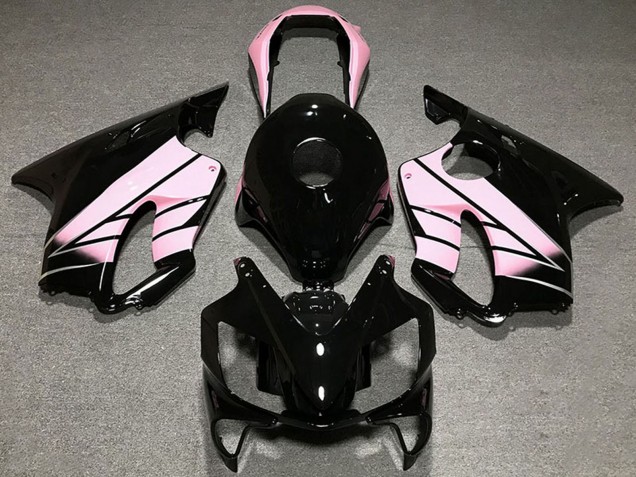 Großhandel Honda CBR600 F4i Motorrad Verkleidung 2004-2007 - Rosa Glanzendes Schwarz