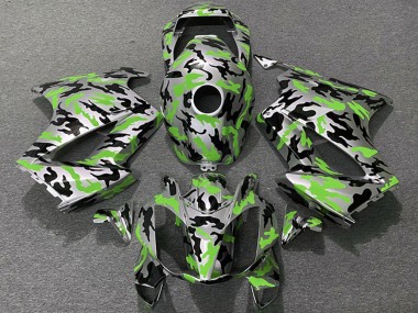 Großhandel Honda VFR 800 Motorrad Verkleidung 2002-2013 - Grun Camouflage