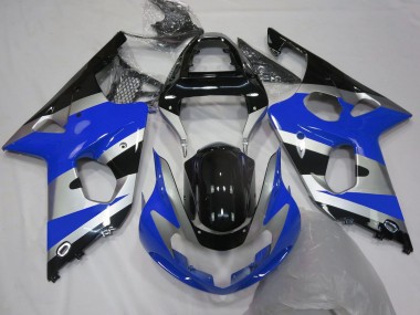 Großhandel Suzuki GSXR 1000 Motorrad Verkleidung 2000-2002 - Blau Silber Schwarz OEM Stil