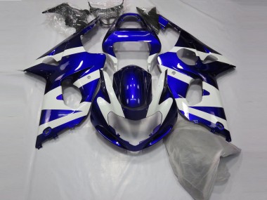 Großhandel Suzuki GSXR 1000 Motorrad Verkleidung 2000-2002 - Blau Weiss
