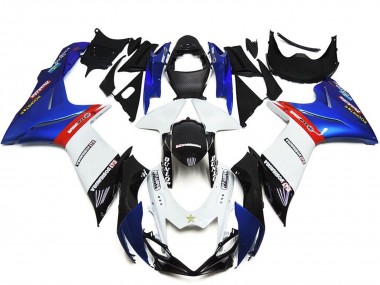Großhandel Suzuki GSXR 600 / GSXR 750 Abs Motorrad Verkleidungen 2011-2024 - Blau Weiss Rot