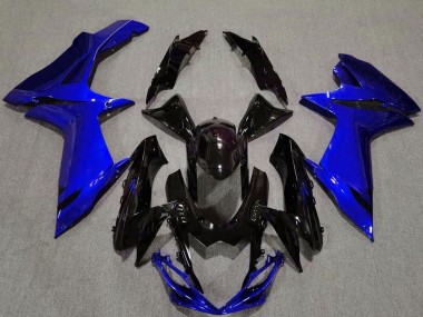 Großhandel Suzuki GSXR 600 / GSXR 750 Motorrad Verkleidung 2011-2024 - Blau Glanzendes Schwarz