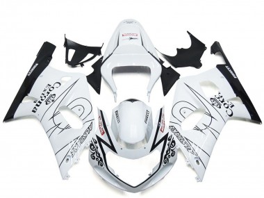 Großhandel Suzuki GSXR 600 / GSXR 750 Motorrad Verkleidung 2001-2003 - Weiss Schwarz Corona Alstare
