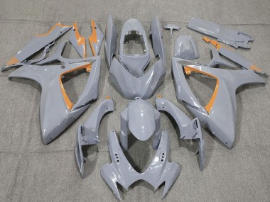 Großhandel Suzuki GSXR 600 / GSXR 750 Motorrad Verkleidung 2006-2007 - Nardo Grau und Orangemen