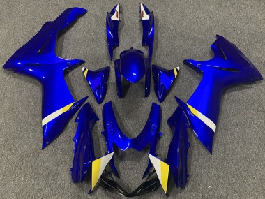 Großhandel Suzuki GSXR 600 / GSXR 750 Abs Motorrad Verkleidungen 2011-2024 - Blau Weiss Gelb