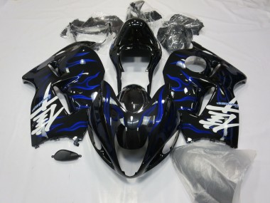 Großhandel Suzuki GSXR 1300 Motorrad Verkleidung 1996-2007 - Blau Strudel