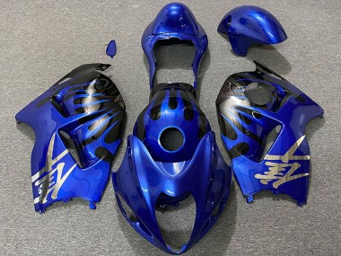 Großhandel Suzuki GSXR 1300 Motorrad Verkleidung 1996-2007 - Dunkel Blau und Schwarz