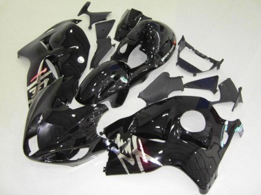 Großhandel Suzuki GSXR 1300 Motorrad Verkleidung 1996-2007 - Glanzendes Schwarz