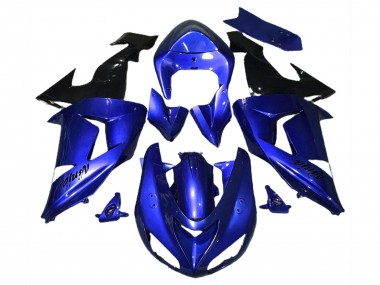 Großhandel Kawasaki ZX10R Motorrad Verkleidung 2006-2007 - Blau Schwarz
