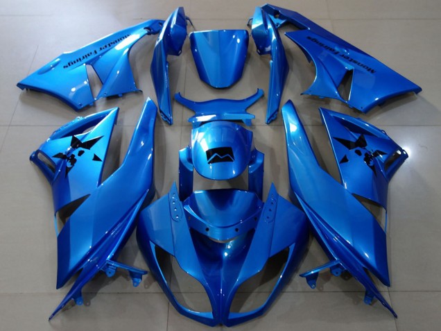 Großhandel Kawasaki ZX6R Motorrad Verkleidung 2009-2012 - Blau