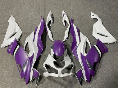Großhandel Kawasaki ZX6R Motorrad Verkleidung 2019-2022 - Weiss Lila
