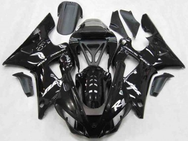 Großhandel Yamaha R1 Motorrad Verkleidung 2000-2001 - Glanzendes Schwarz Weiss