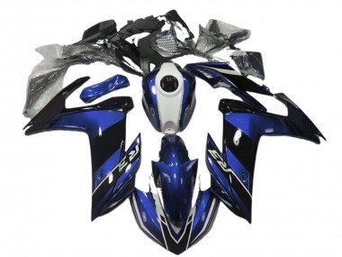 Großhandel Yamaha R3 Motorrad Verkleidung 2015-2018 - Blau Weiss Glanzendes Schwarz