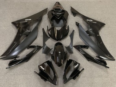 Großhandel Yamaha R6 Motorrad Verkleidung Kit 2008-2016 - Glanzendes Schwarz Matt Schwarz
