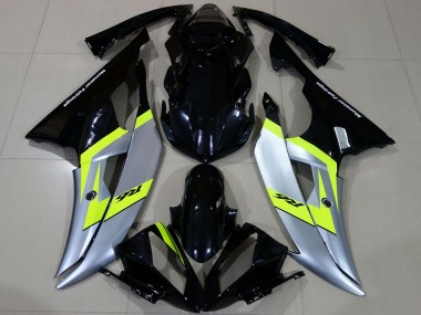 Großhandel Yamaha R6 Motorrad Verkleidung 2008-2016 - Silber Neon Grun Glanzendes Schwarz