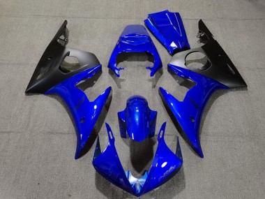 Großhandel Yamaha R6 Motorrad Verkleidung 2005 - Blau Matt Schwarz