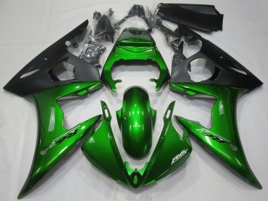 Großhandel Yamaha R6 Motorrad Verkleidung 2005 - Dunkel Grun Matt Schwarz