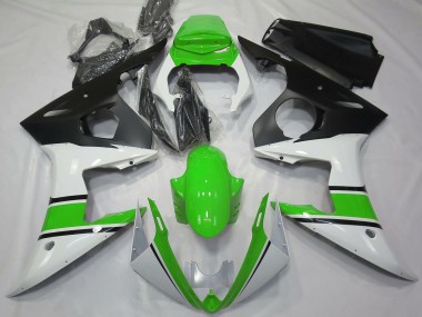 Großhandel Yamaha R6 Motorrad Verkleidung 2003-2004 - Weiss Grun Matt Schwarz