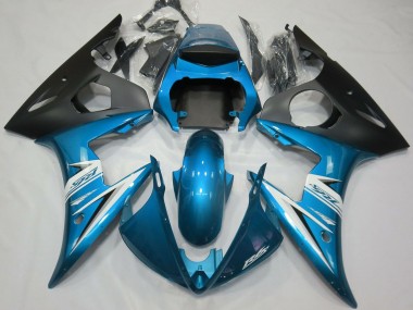 Großhandel Yamaha R6 Motorrad Verkleidung 2003-2004 - Blau Weiss Matt Schwarz
