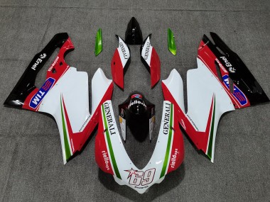 Großhandel Ducati 959 1299 Motorrad Verkleidung 2015-2020 - Weiss Rot Grun Glanzendes Schwarz Generali Tim 69