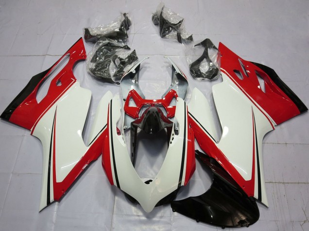 Großhandel Ducati 899 1199 Motorrad Verkleidung 2011-2014 - Weiss Rot Grun Glanzendes Schwarz