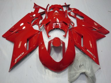 Großhandel Ducati 1098 Motorrad Verkleidung 2007-2014 - Rot