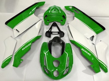 Großhandel Ducati 999 Motorrad Verkleidung 2003-2004 - Weiss Grun Schwarz