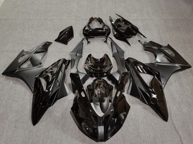 Großhandel BMW S1000RR Motorrad Verkleidung 2009-2014 - Glanzendes Schwarz Matt Schwarz Carbonfaser