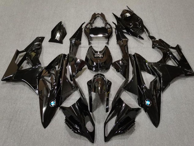 Großhandel BMW S1000RR Motorrad Verkleidung 2009-2014 - Glanzendes Schwarz