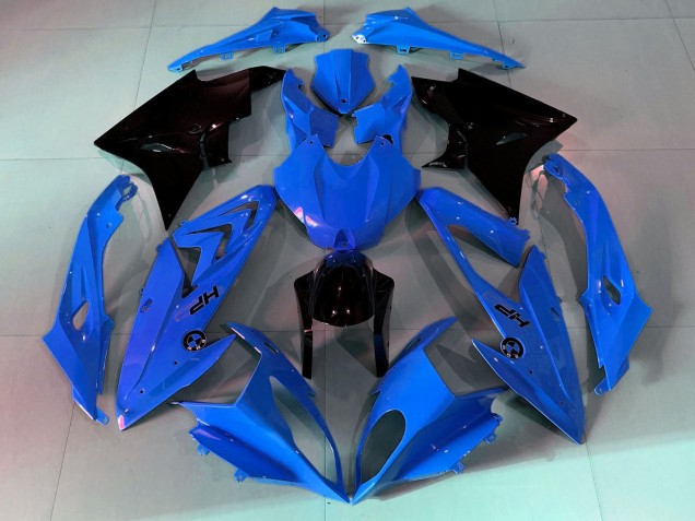 Großhandel BMW S1000RR Motorrad Verkleidung 2009-2014 - Blau Glanzendes Schwarz